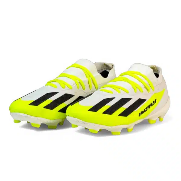 Adidas Crazy Fast Football Shoe 2024 White خرید کفش آدیداس کریزی