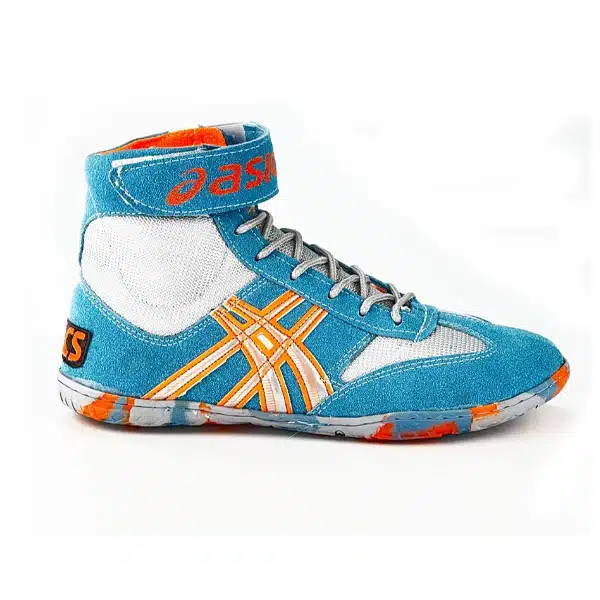 Asics wrestle Shoe 2024 Sky Blue خرید کفش کشتی بزرگسال و بچه گونه