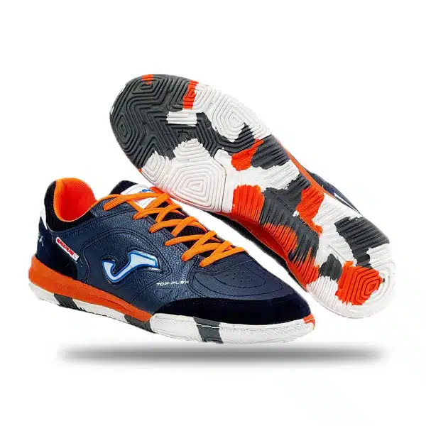 Joma TopFlex Futsal Shoe 2024 Navy Blue 1250 خرید کفش فوتسال جوما