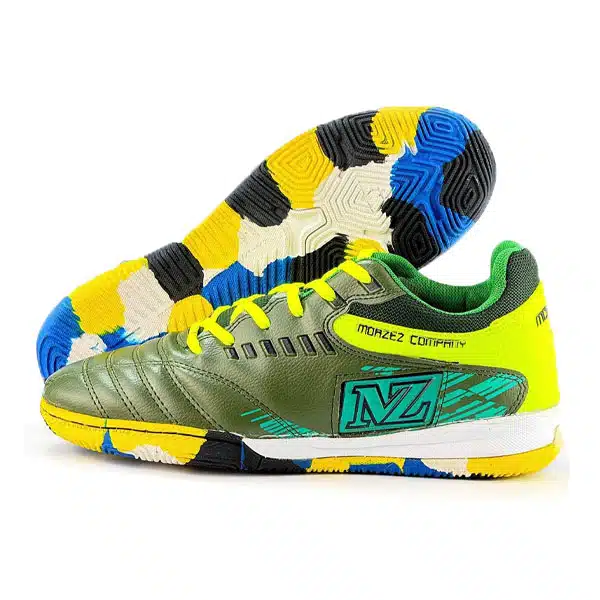 MZ Futsal Shoe 2024 Grreen 2 خرید کفش فوتسال معزز