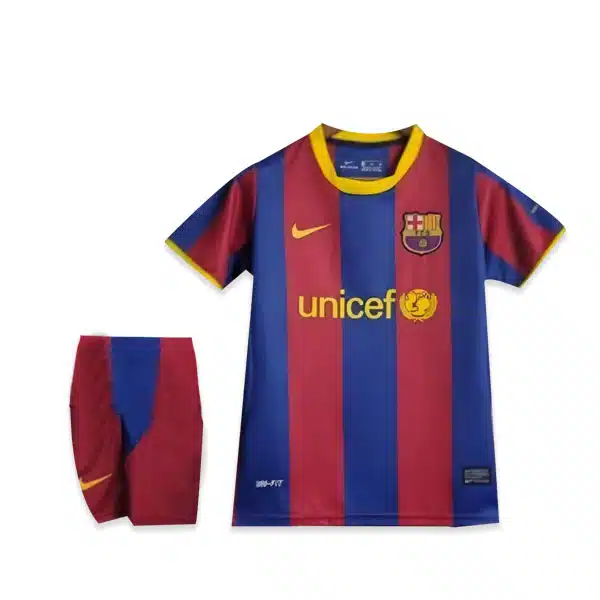 Barcelona 2011 Home KIDS Kit خرید پیراهن و شورت بچه گانه بارسلونا 2011