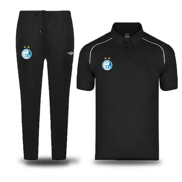 Esteghlal Poloshirt-With-Pants-Black تیشرت و شلوار استقلال