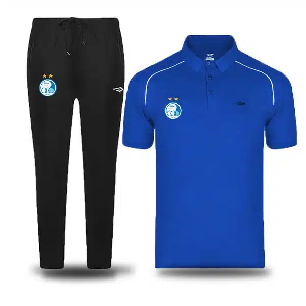 Esteghlal Poloshirt-With-Pants-Blue (2) قیمت تیشرت و شلوار استقلال