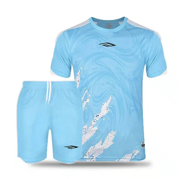 F0410 Teams Shirt 2024 Blue And White خرید پیراهن و شورت تیمی