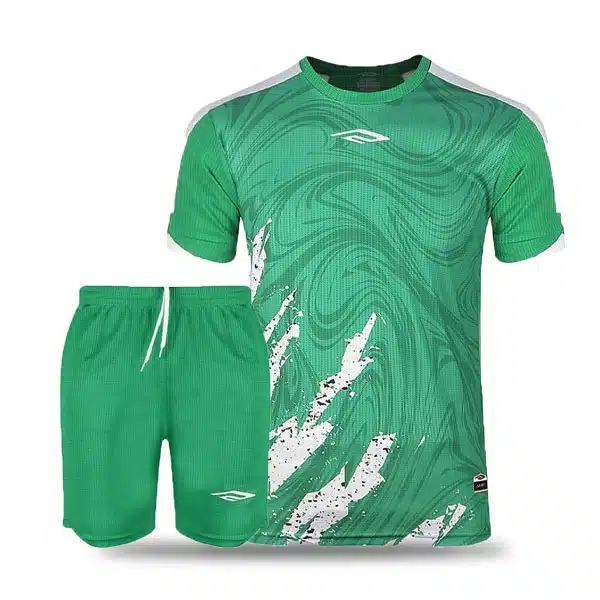 F0410 Teams Shirt 2024 Green And White خرید ست فوتبالی
