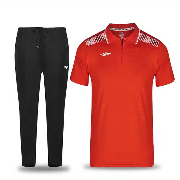 H0305 T-shirt With Pants Red قیمت ست پیراهن و شلوار
