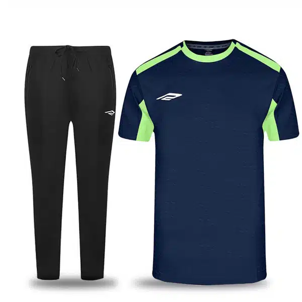 H0306 T-shirt With Pants Navy Blue خرید ست پیاده رویی