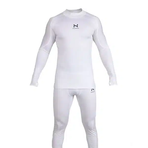 Hoomod 1001 Stretch With Leg Wihte خرید ست ورزسی سفید