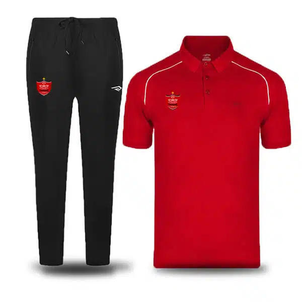 Perspolis Poloshirt-With-Pants-Red.2 ست پرسپولیس ورزشی