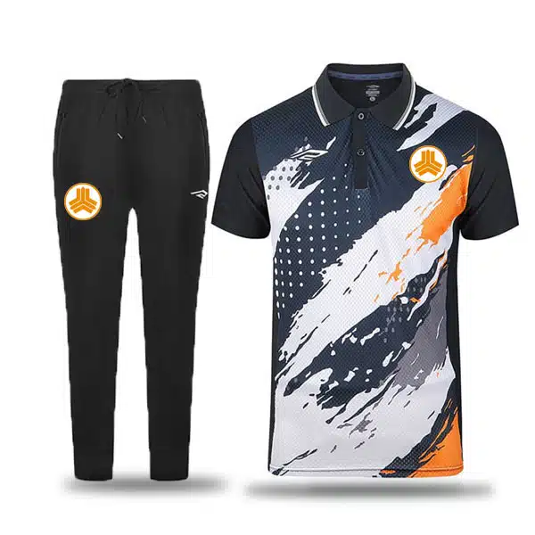 Saipa-H-0401-Poloshirt-With-Pants-Gray خرید پیراهن و شلوار سایپا