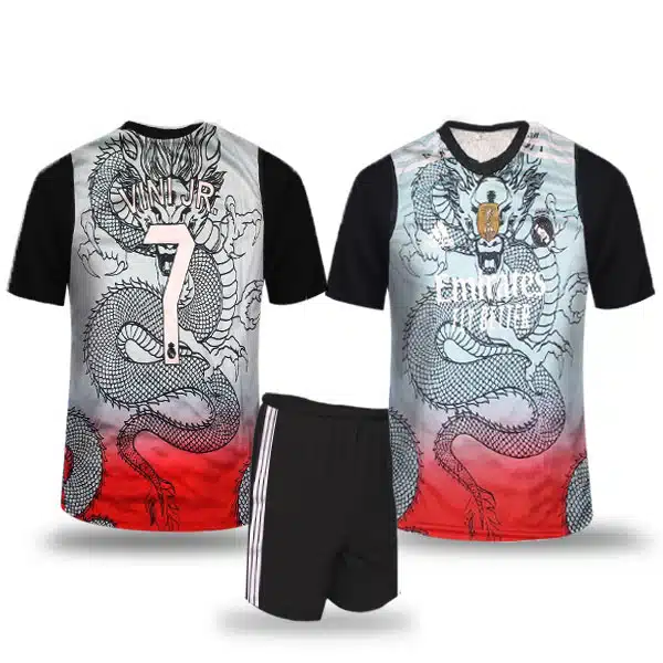Real Madrid Dragon Kit 2024 Felament Red And White