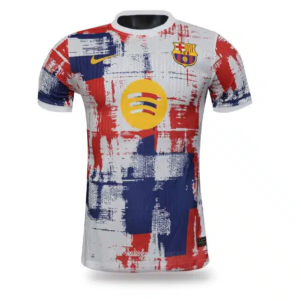 Barcelona Concept Kit 2025 Player Blue And Red (2) خرید پیراهن پلیری بارسلونا