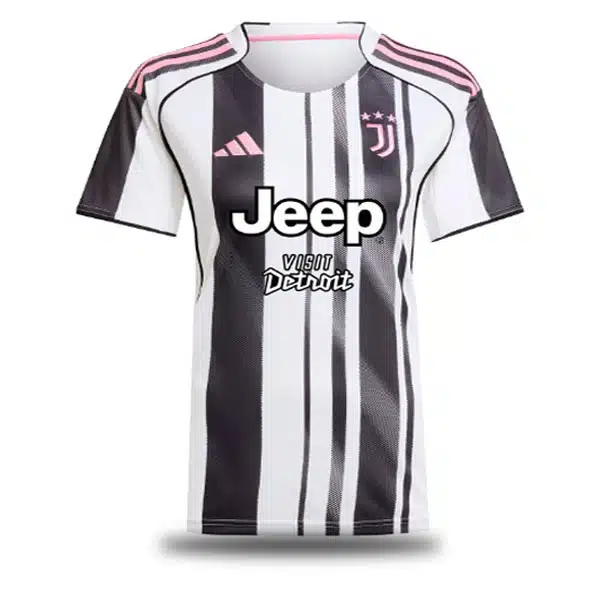 Juventus Home Kit 2025 Player White And Black (1) خرید پیراهن اول یونتوس