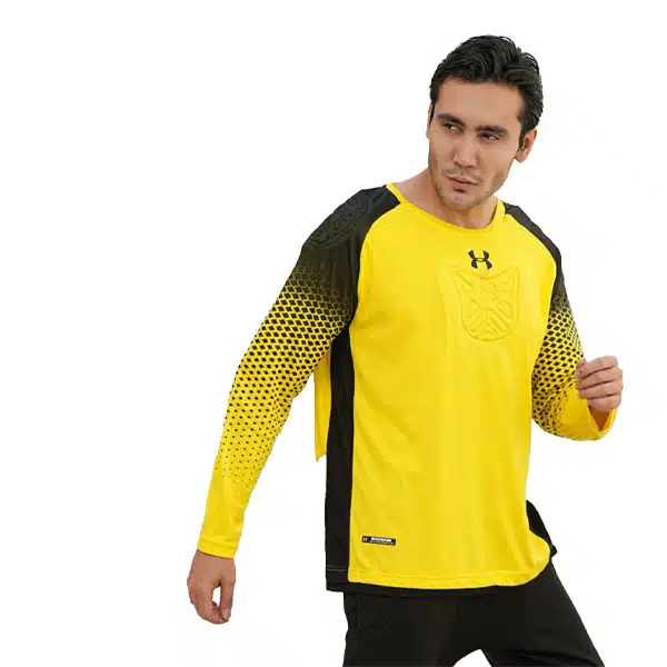 Under armor Goalkeeper Kit 2025 yellow خرید لباس دروازه بانی زرد