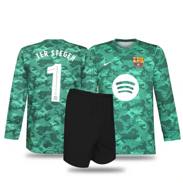 Ter Stegen Barcelona Goalkeeper Kit خرید پیذاهن وش وزت بارسلونا