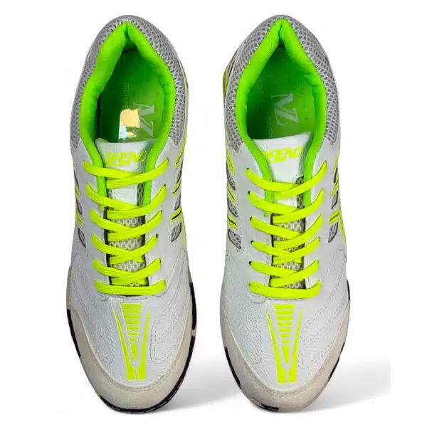 Asics Coopero 2025 Futsal Shoe White And Green (3) خرید کفش فوتسال اسکیس
