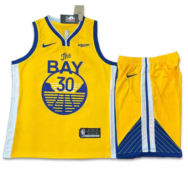 BAY Basketball Jersey With Short 2025 Yellow And Black خرید پیراهن و شرت بسکتبال
