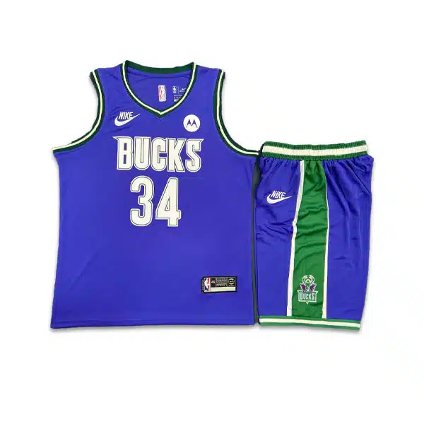 BUCKS Basketball Jersey With Short 2025 Yellow And Black خرید پیراهن و شرت بسکتبال