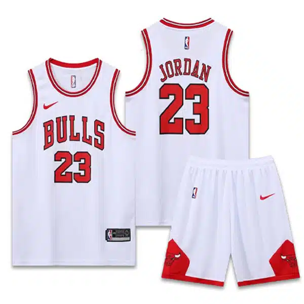 BULLS Basketball Jersey With Short 2025 Yellow And Black Jordan خرید ست بسکتبال بولز