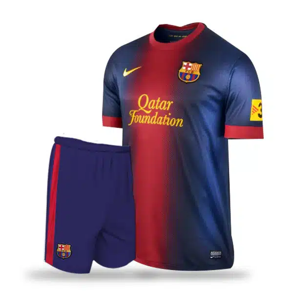 Barcelona Classic Home Kit 2012 With Short (2) خرید پیراهن و شرت کلاسیک