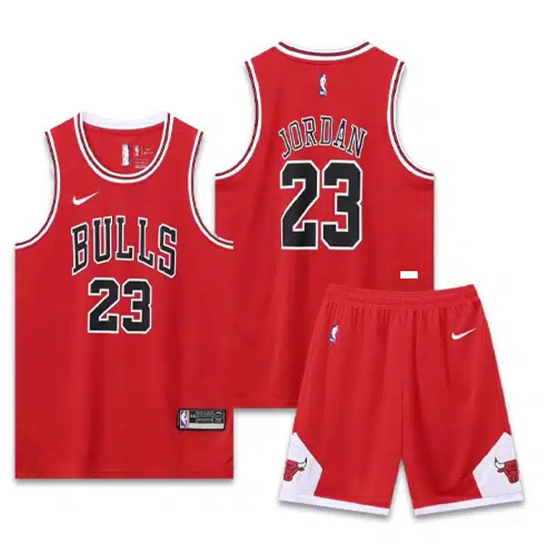 BuLLs Basketball Jersey With Short 2025 Yellow And Black خرید ست بسکتبال بولز