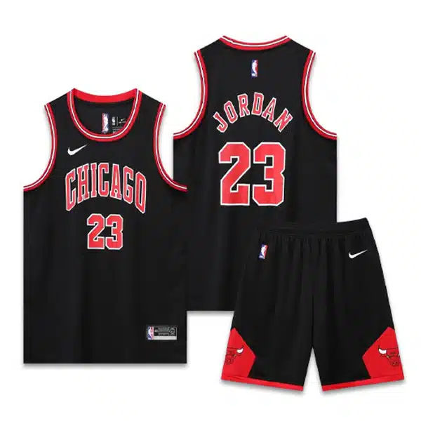Chicago Basketball Jersey With Short 2025 Yellow And Black خرید ست شیکاگو