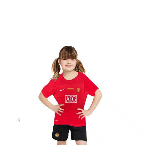 Manchester-United-Home-Kids-Kit-2008-Classic-(2) خرید پیراهن و شورت منچستریونایتد