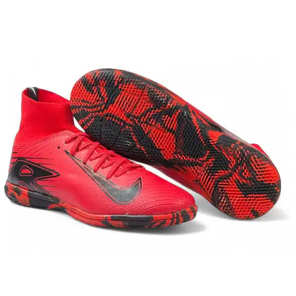 Nike Mercurial Airzoom 2024 Futsal Shoe Red کفش فوتسال ساقدار نایک مرکوریال ۲۰۲۴ خرید کفش فوتسال نایک مرکوریال