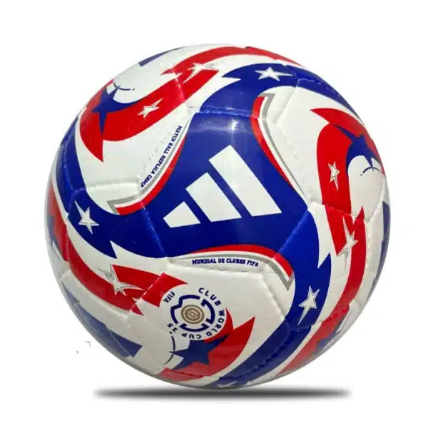 Adidas Football Ball 2025 White And Blue خرید توپ فوتبال آدیداس