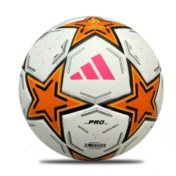 Adidas Football Ball 2025 White And Orange خرید توپ فوتبال آدیداس