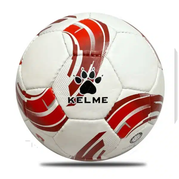 Kelmeh Footbal Ball 2025 White And Red خرید توپ فوتبال
