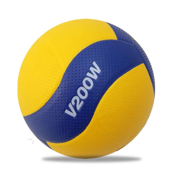 Mikasa Valibal Ball 2025 Yellow And NavyBlue3 خرید توپ والیبال