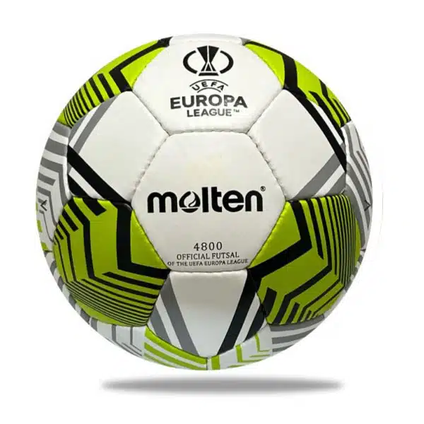 Molten Footsal Ball 2025 White And Green خرید توپ فوتسال مولتن