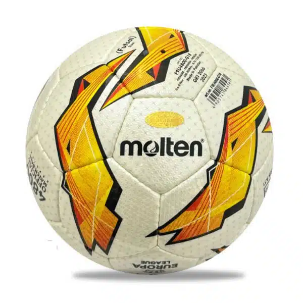 Molten Footsall Ball 2025 White And Yellow خرید توپ فوتسال مولتن