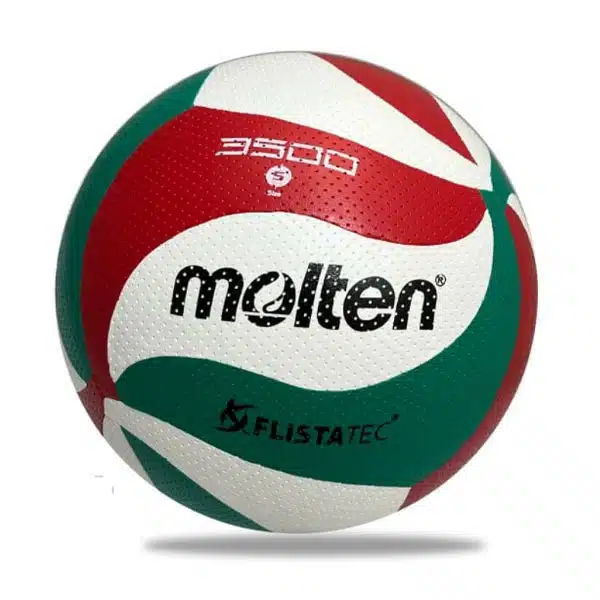 Molten Valiball Ball 2025 White And Red And Green خرید توپ والیبال مولتن