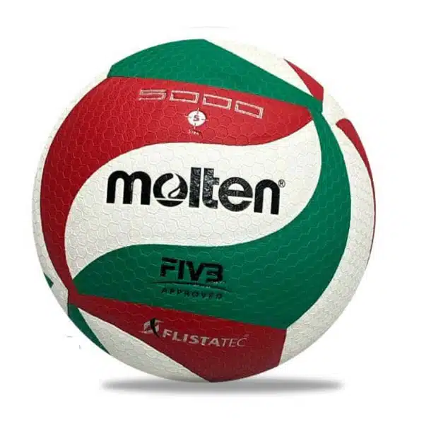 Molten Valiball Ball 2025 White And Red And Green3 خرید توپ فوتبال مولتن