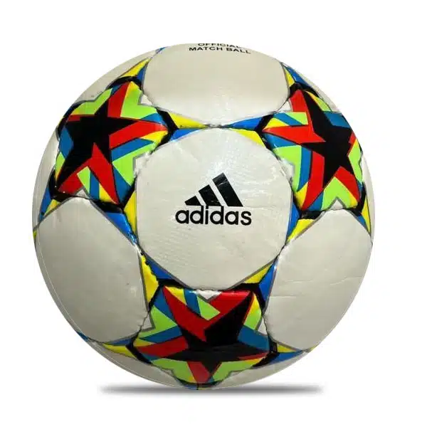 Adidas Champions Football Ball 2025 White and Green (2) خرید توپ فوپ فوتبال