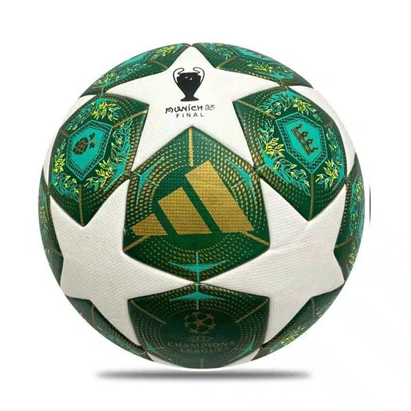 Adidas Champions League Football Ball 2025 White and Green خرید توپ آدیداس لیگ قهرمانان اروپا