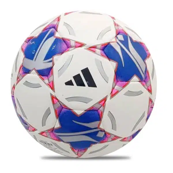 Adidas champions Football Ball 2024 White And Blue And Pink (2) Adidas champions Football Ball 2024 White And Blue And Pink
