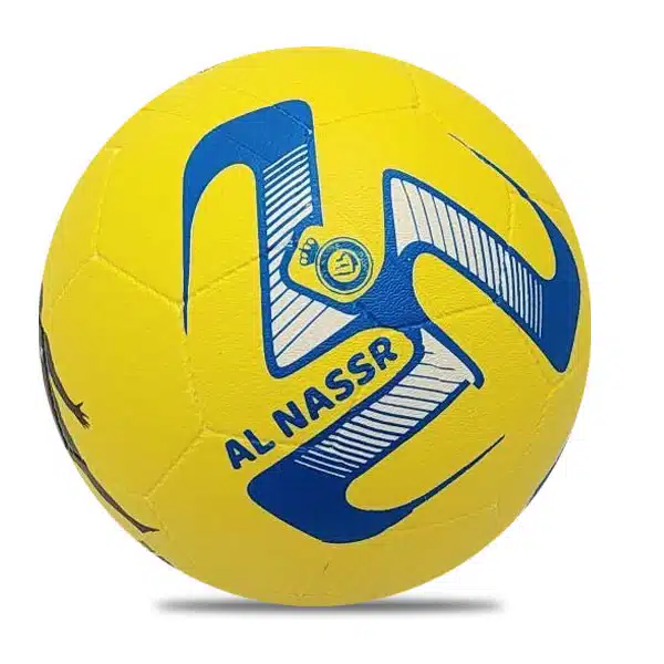 Alnasr Football Ball Yellow And Blue (1) خرید توپ النصر