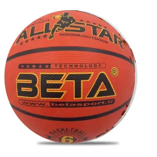 Beta Basketball Ball 2025 Orange And Black 2 خرید توپ فوتبال بسکتبال
