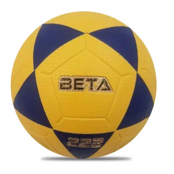 Beta Futsal Ball 2025 Yellow And NavyBlue خرید توپ فوتسال