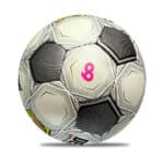 توپ فوتبال دربی استار 4 طرح بوندسلیگا 2024 (سفید و صورتی) - Image 2