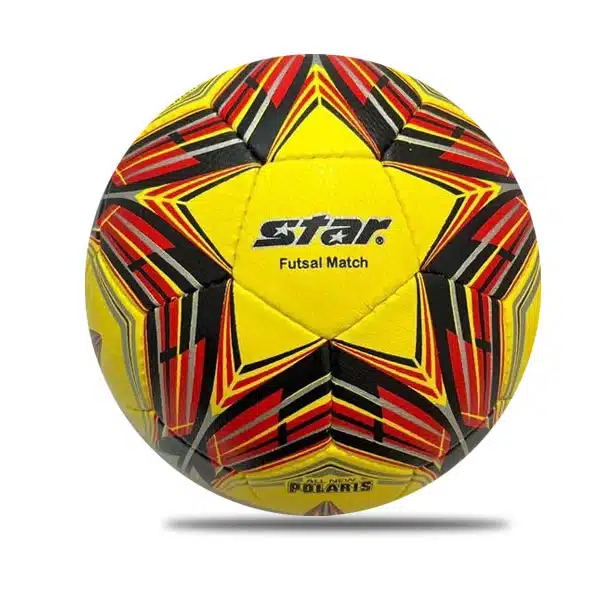 DerbiStar-Futsal-Yellow-and-Red-2025 خرید توپ فوتسال دربی استار