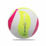 توپ والیبال ایرانی فوکس چرم سوزنی (  بنفش و زرد) - Image 2