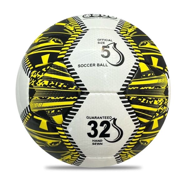 Gold Key Footbal Ball 2025 White And Yellow And Black
