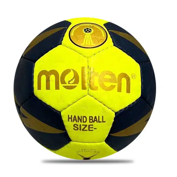Handball Molten ball 2025 NavyBlue And Yellow خرید توپ هندبال مولتن زرد