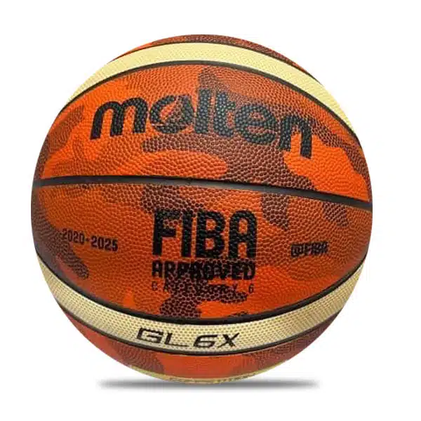 Molten Basketball Ball 2025 Orange And Black خرید توپ بسکتبال مولتن