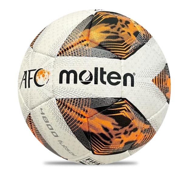 Molten-Footbal-Ball-white-And-Orange2025 خرید توپ مولتن فوتبال