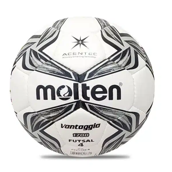 Molten Futsal Ball White And Gray خرید توپ فوتسال مولتن